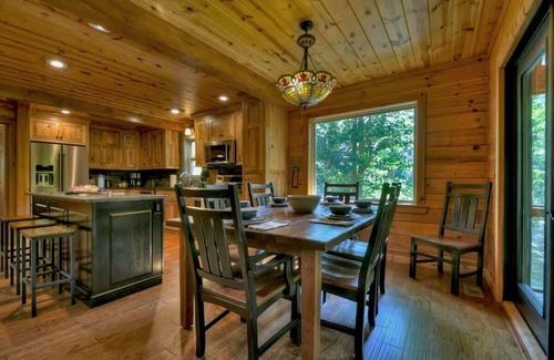 Blairsville Cabin | Our Druthers Lake House - dock, hot tub, game room