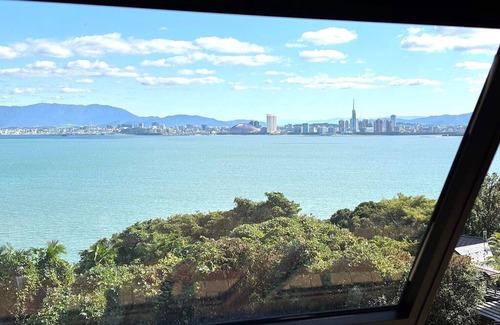 Fukuoka Villa | Outdoor experience on a small island in Hakata Bay! Enjoy the view of Fukuoka City from the outdoor Jacuzzi, relax your body and mind in the authentic tent sauna, and enjoy local food at the BBQ!