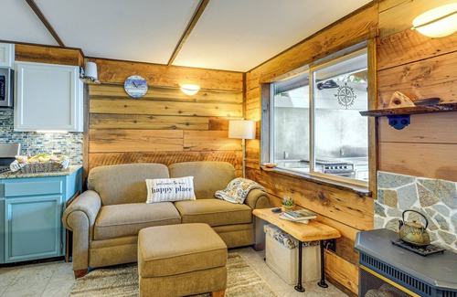 West Hills Cabin | Outdoor Kitchen & Canal Views: Cabin in Quilcene!