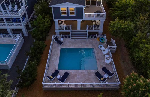 Fenwick Island House | Outstanding large Beach House on the Ocean Side with a private heated Pool!
