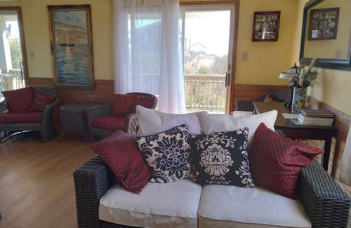 Corolla House | Outstanding Ocean Views! Simple Beach Cottage On Private Sand Road In Corolla