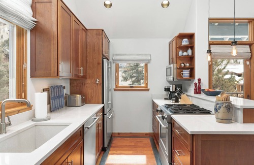Telluride House | Owl Meadows 7 by Curate Telluride-Fireplace, Views, Pets, Walk to Ski and Town