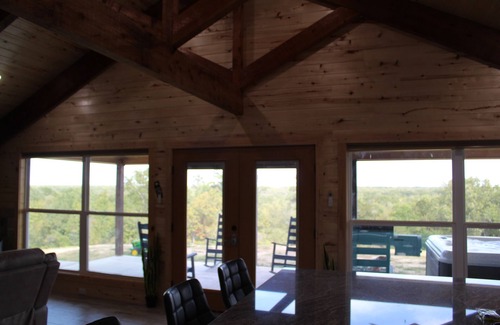 Shreveport Cabin | Owner's Cabin at God's Country Resort with Hot Tub and Spectacular View (2A)