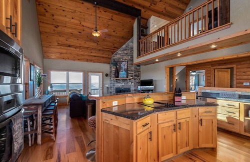 Jasper Cabin | Ozark Retreat with Mountain Views, Fire Pit, & Deck