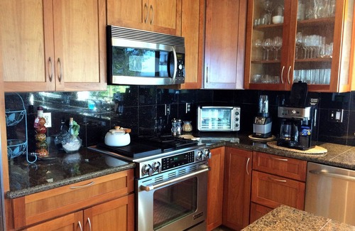Harbor Villa | Pacific Edge Oceanfront Luxury Home with staircase to secluded sandy beach