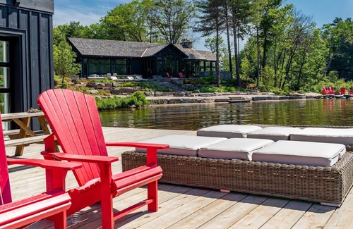 Muskoka Lakes Villa | Palatial and private 6 Bed | 5 Bath Lake Rosseau! Sunsets! BRAND NEW!