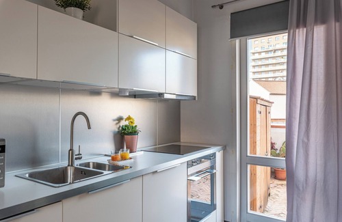 Ruggero Settimo Apartment | Palermo Historic Center Duplex Apartment with Terrace- 2 bed - 3 bath - 2 LR