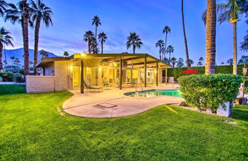 Palm Springs House | Palm Springs Oasis with Pool and Golf Course Views!