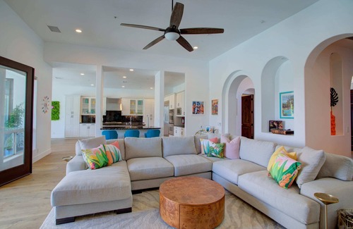 Palm Springs House | Palm Springs Retreat w/Heated Pool & Spa