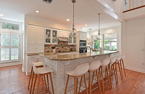 Bradenton House | Palma Sola Bay House! Private Dock, Heated Pool/Spa, Game Room & More!