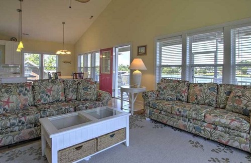 Newport House | Panacea- Sound Front Home with Dock in Newport, NC