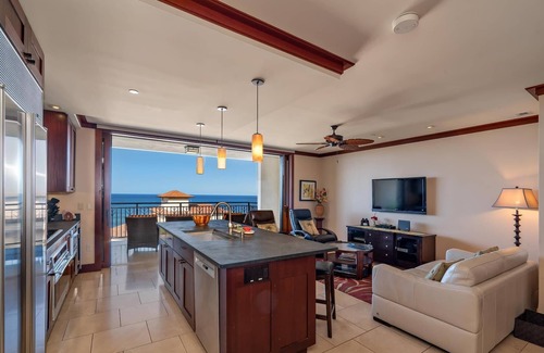Ko Olina Condo | Panoramic Ocean view 15th Fl Private Penthouse Beach Villas Ko Olina - End unit