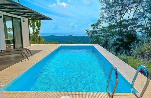 Ciudad Cortes House | Panoramic Ocean View: Modern Home + Pool