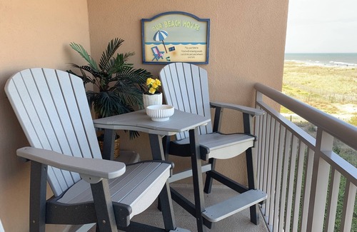 Midtown Ocean City Condo | Panoramic Ocean view from this Ocean front, southern exposure 2nd floor condo