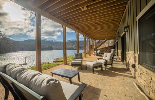 Robbinsville House | Panoramic Santeetlah Lake and Mountain Views in Quiet WNC Cove