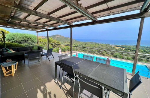 Hameau de Palombaggia Villa | Panoramic sea view 5 bedrooms heated pool Palombaggia