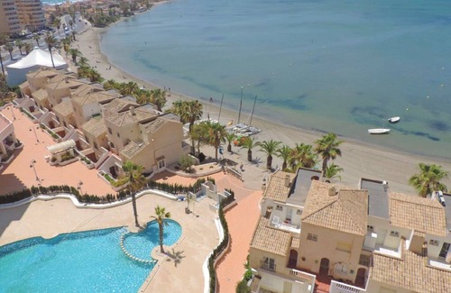 San Javier Apartment | Panoramic terrace with 220 ° view on the Mar Menor, and in the distance Cabo de Palos