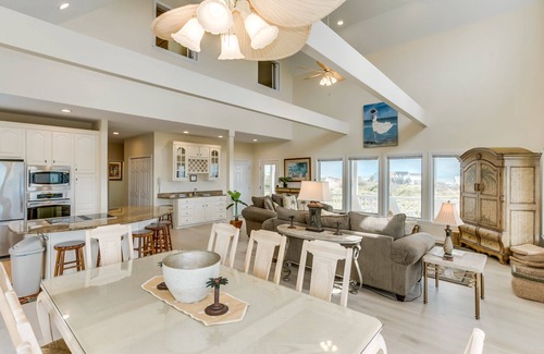 Holden Beach House | Panoramic View Steps from Beach - 4BD/4.5BA with Private Swimming Pool