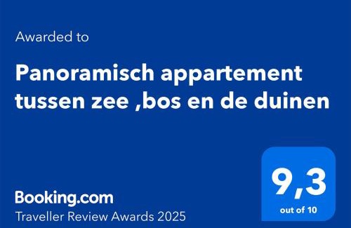 De Panne Apartment | Panoramisch appartement tussen zee ,bos en de duinen