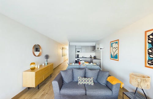 Concarneau Apartment | -PAOLO- BEAU T2, VUE MER ET PARKING