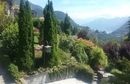 Cerano d'Intelvi Apartment | Paradise location, bright, large private garden, lake and mountain views.