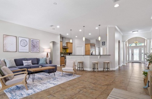 Indian Trails House | Paradise Palms Pool Home | Palm Coast | Close To The Beach | Dog Friendly | Game Room| Large Home