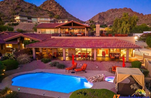 Mirada Los Arcos Villa | Paradise Vall Mountainside Mansion+Pickleball+Golf