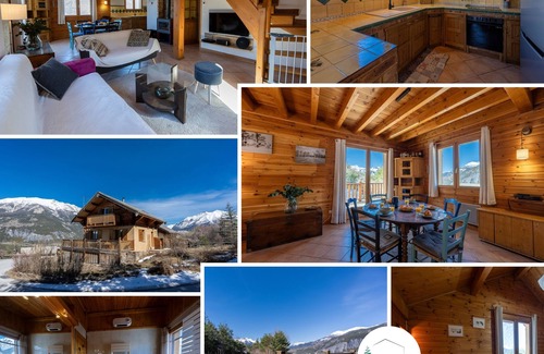 Enchastrayes Ski Chalet | Parenthèse Alpine - Terrasse Panoramique - Parking