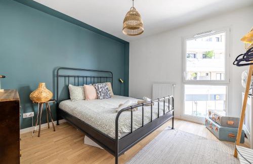 Bagnolet Apartment | Paris Gem, Modern 2 Bedroom with Terrace, Parking and Metro Access