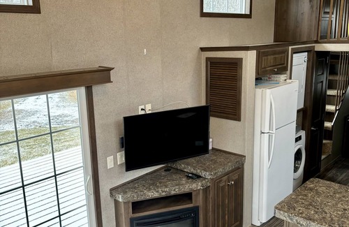 Rush City Resort | Park model at Flickabirds Resort! Golf cart, Boat and jet ski rental available!