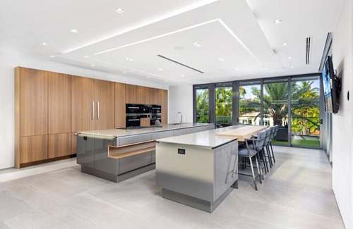 East Fort Lauderdale Villa | Park Place Mansion-Three-Story Mansion with Rooftop, Dock