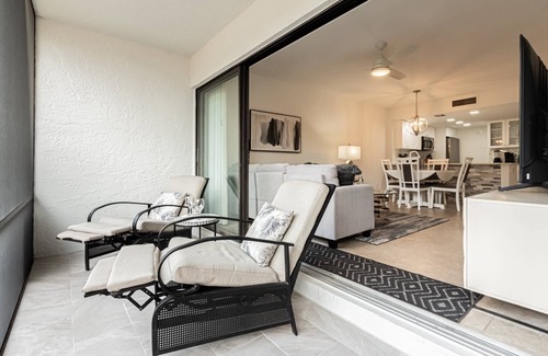 Park Shore Condo | Park Shore Resort, 1st floor newly renovated 2BR unit w/fantastic water views, 1.25 miles to beach!
