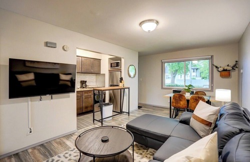 West Allis Apartment | Parking + Pets + Private Entrance +Near Med Center