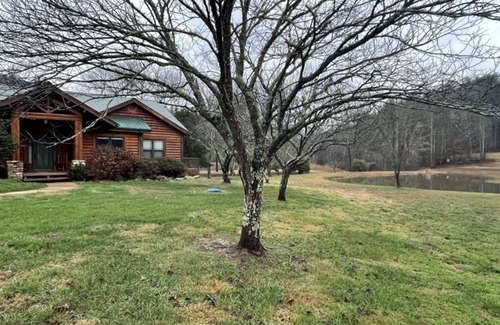 Tellico Plains Cabin | Parkland, Deluxe Log Cabin, a Hot Tub and a Lake! by RedAwning