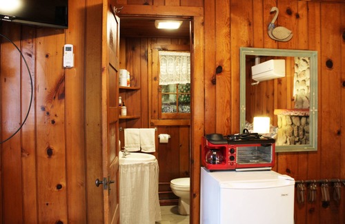 Ludington Apartment | Parkview Cottage #10 One Half Block to Beach - Sleeps 2