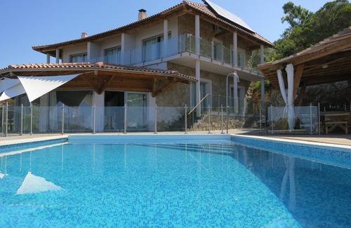 Serra-di-Ferro Apartment | Part of villa pool pool house sea view South Corsica