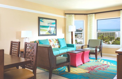 Palm Beach Resort | Partial Ocean View - 3 Bedroom - Marriott's Aruba Surf Club - Full Resort Access