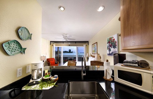 Hana Apartment | Partial Oceanview #106 at Hana Kai Maui - Studio unit with a really nice view!