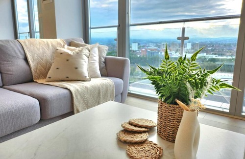 Belfast Apartment | Pass the Keys Stunning Penthouse with Balcony Sunset Views