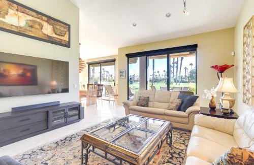 Palm Desert Apartment | Patio and Resort Amenities Palm Desert Escape