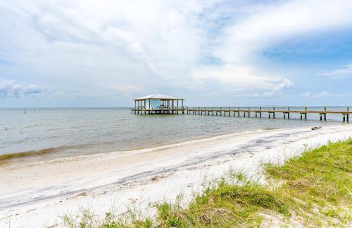 Dauphin Island House | Pawprints in the Sand