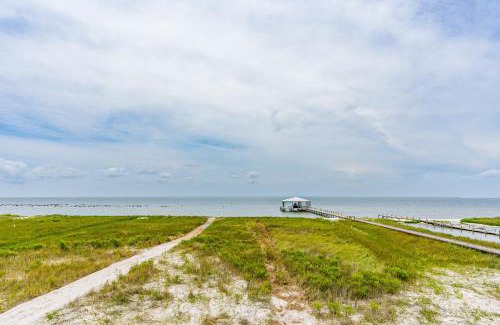 Dauphin Island House | Pawprints in the Sand