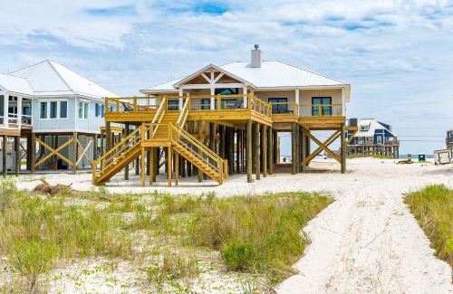Dauphin Island House | Pawprints in the Sand