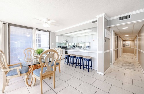 Panama City Beach Condo | PCB Sunset Breeze: beachfront, wrap balcony, bedrooms overlooking Gulf & pool