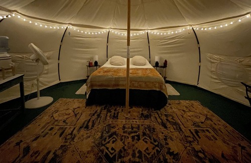 Landrum RV Rental | Peaceful Belle Tent on 32 acre private farm 1 mile from downtown Landrum