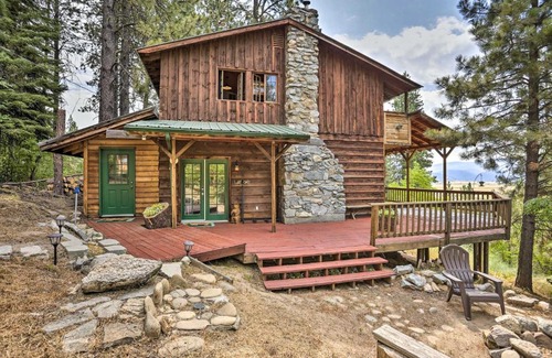 Garden Valley House | Peaceful Cabin with Mtn and River Views, Fire Pit