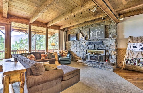 Garden Valley House | Peaceful Cabin with Mtn and River Views, Fire Pit