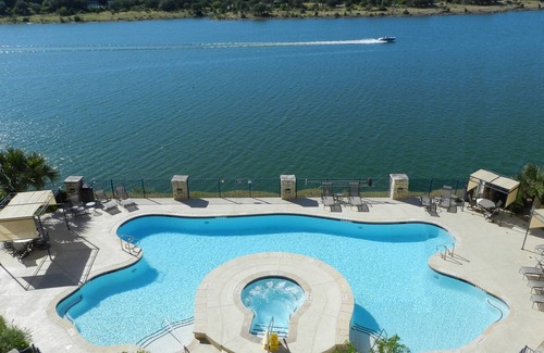 Highland Lake Estates Condo | Peaceful Getaway at Island of Lake Travis- Beautifully decorated- Huge patio!