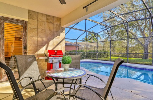 Silver Creek House | Peaceful home with an enclosed patio, pool, grill, washer/dryer, & AC