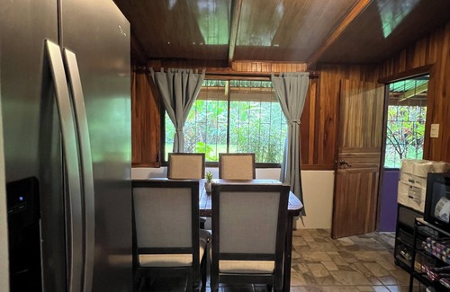 El Fosforo House | Peaceful Jungle Home. River Access + Arenal Views